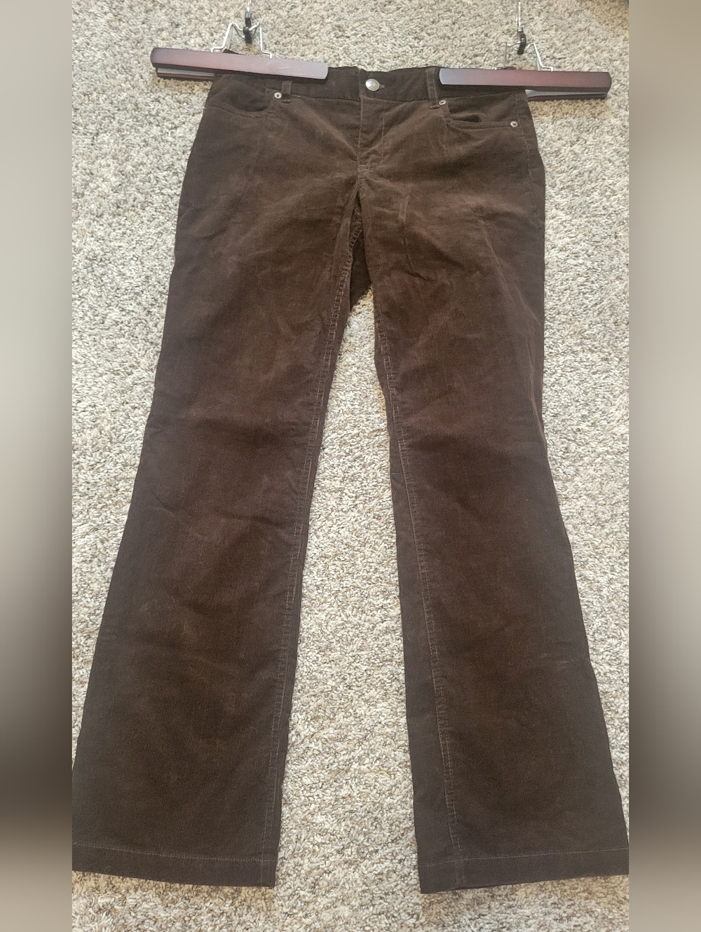 J. Crew Dark Brown Corduroy Flares